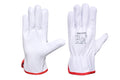 Installer Protective Work Gloves, 11", Goat Skin Leather, 1 PC (D38)