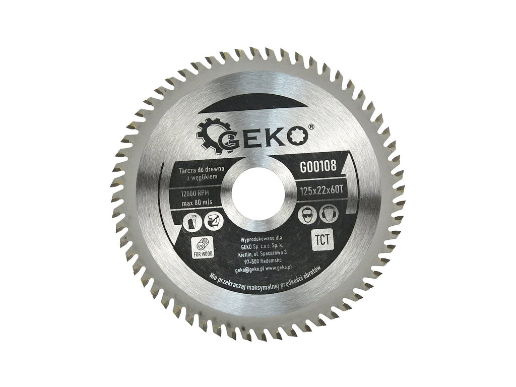 TCT Circular Saw Blade for Wood 125x22x60T