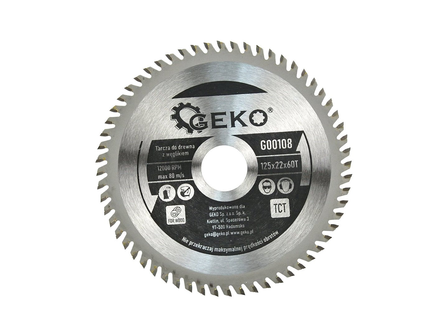 TCT Circular Saw Blade for Wood 125x22x60T