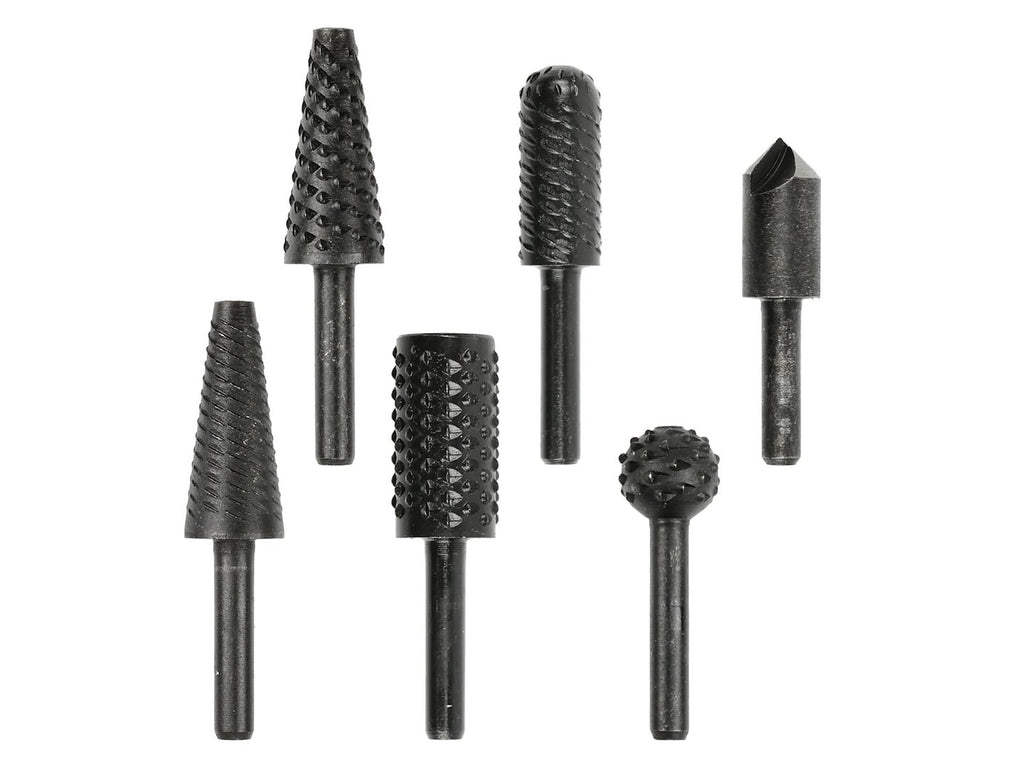 6-piece rasp and countersink set