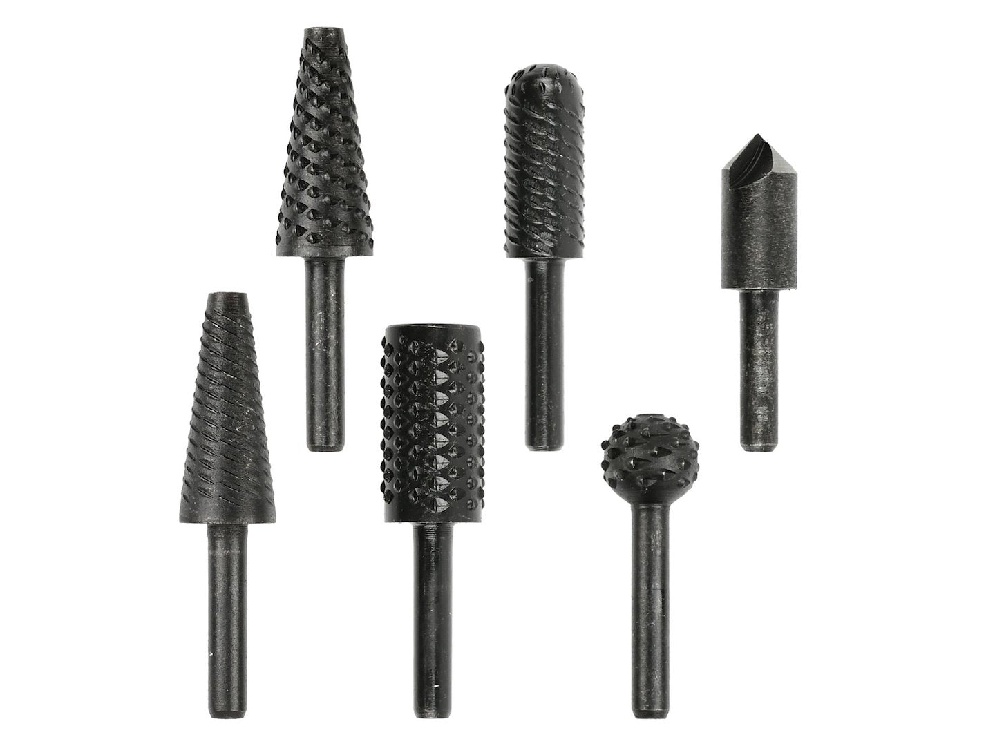 6-piece rasp and countersink set