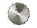 GEKO TCT Circular Saw Blade for Wood, 230 mm diameter, 22 mm bore, 80 teeth