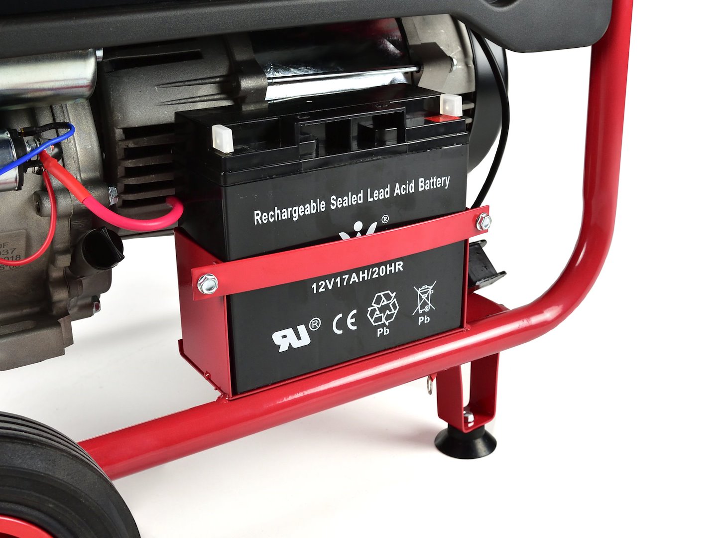 Gasoline generator with electric recoil 15HP 6,6KW