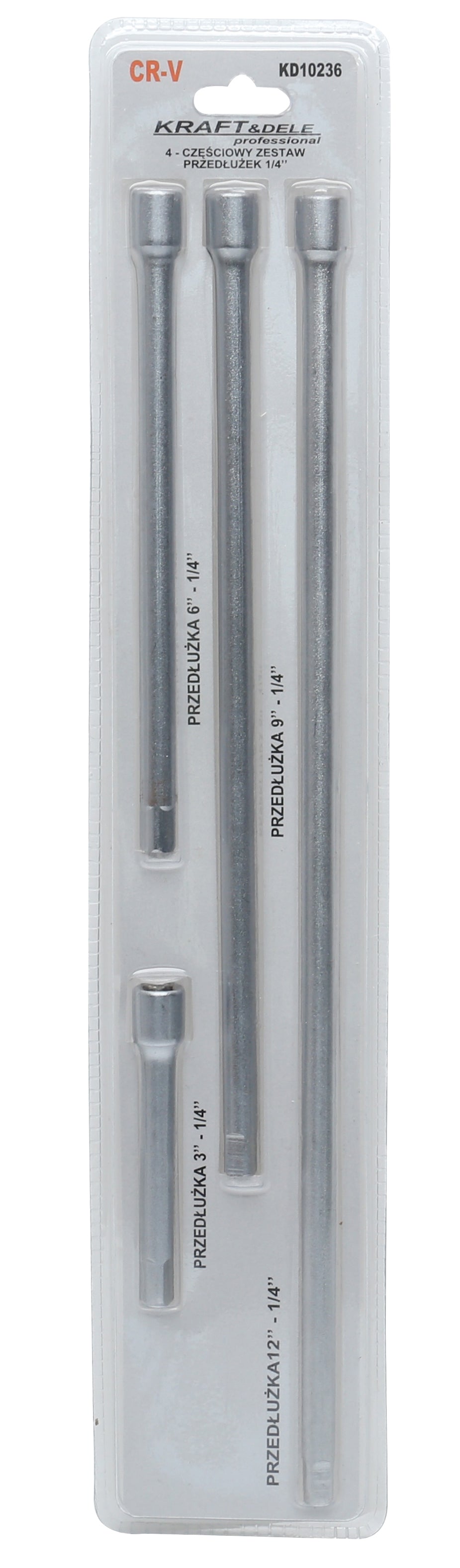 1/4" Extension Set 4 pieces KD10236