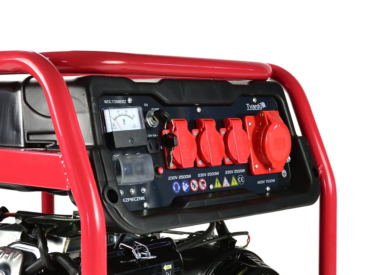 Gasoline generator with electric start 17HP 8,5KW