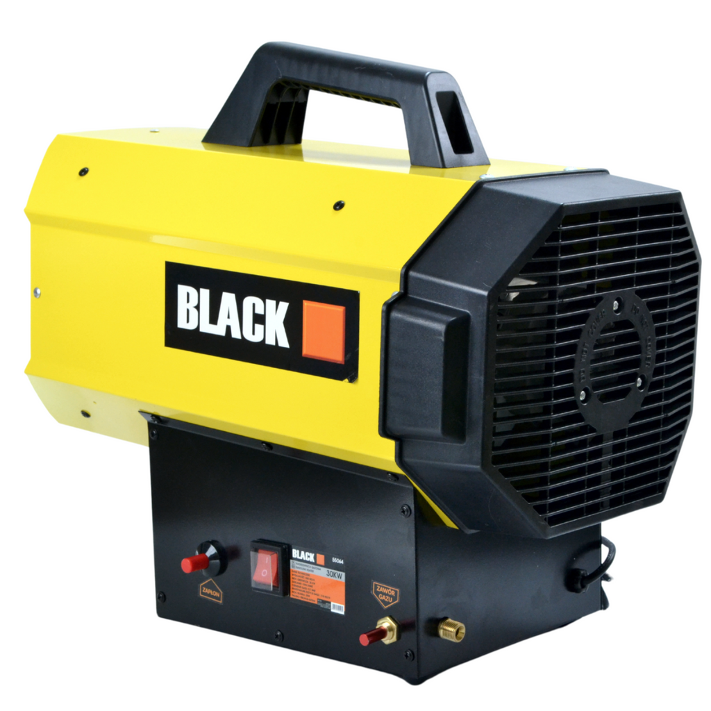 Black Gas Heater 30kW with Regulator and Hose – Efficient and Economical
