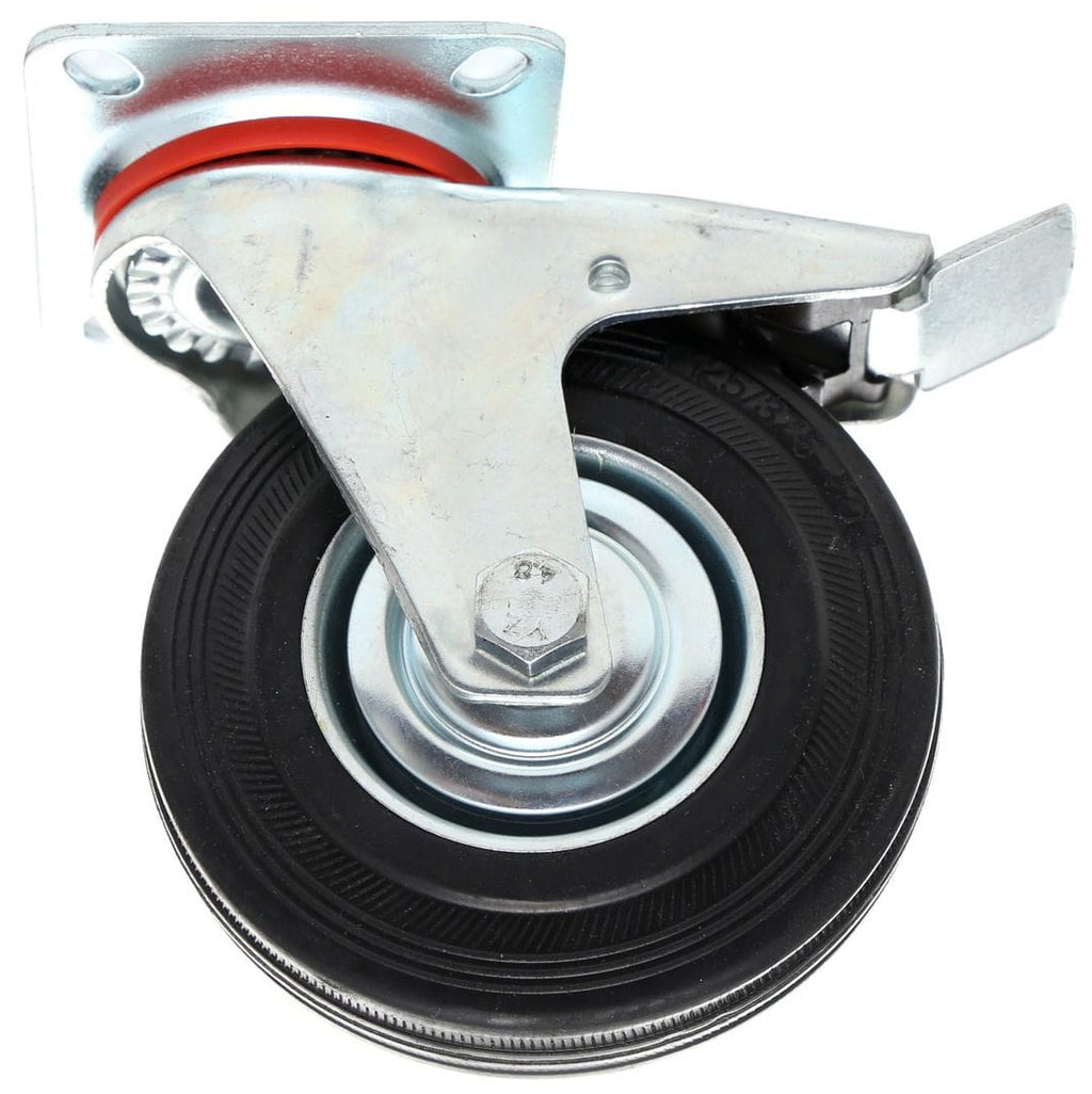 Wheel with brake 125mm KD467