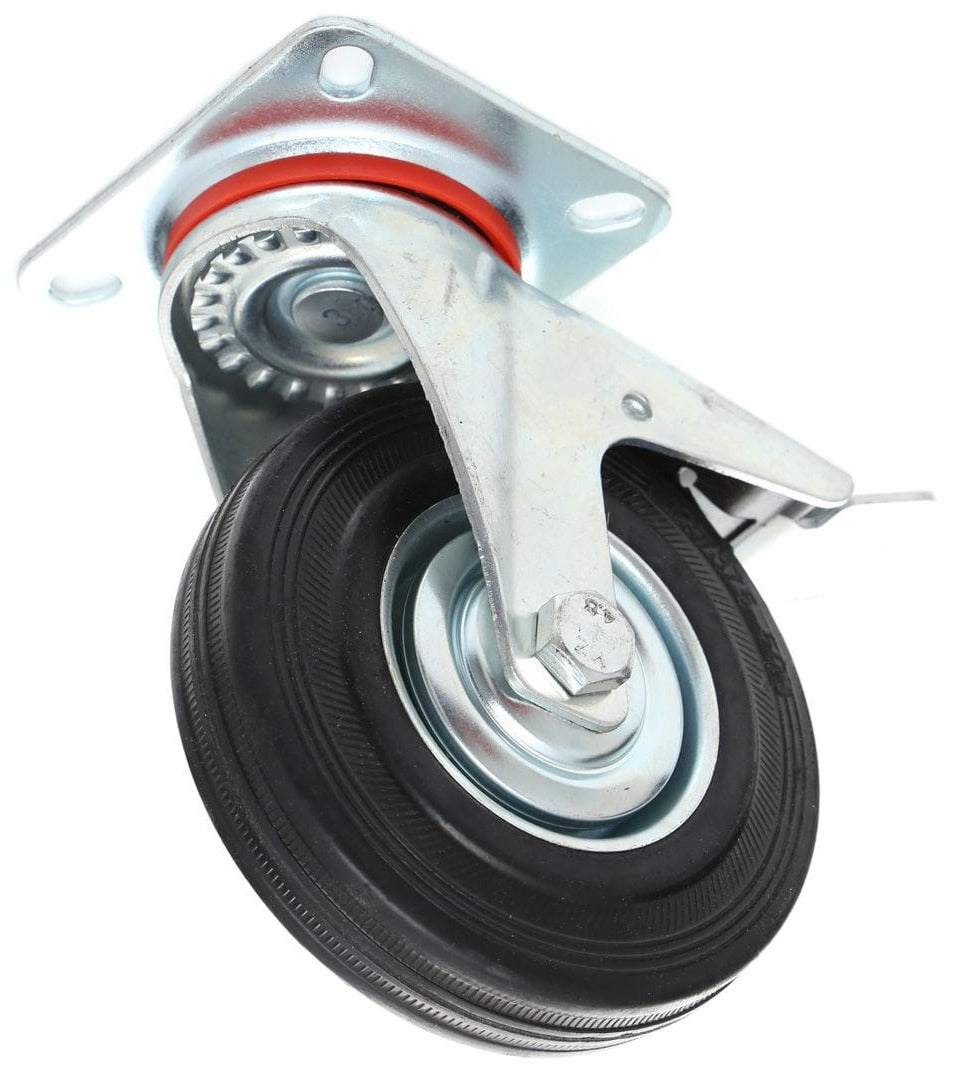 Wheel with brake 125mm KD467