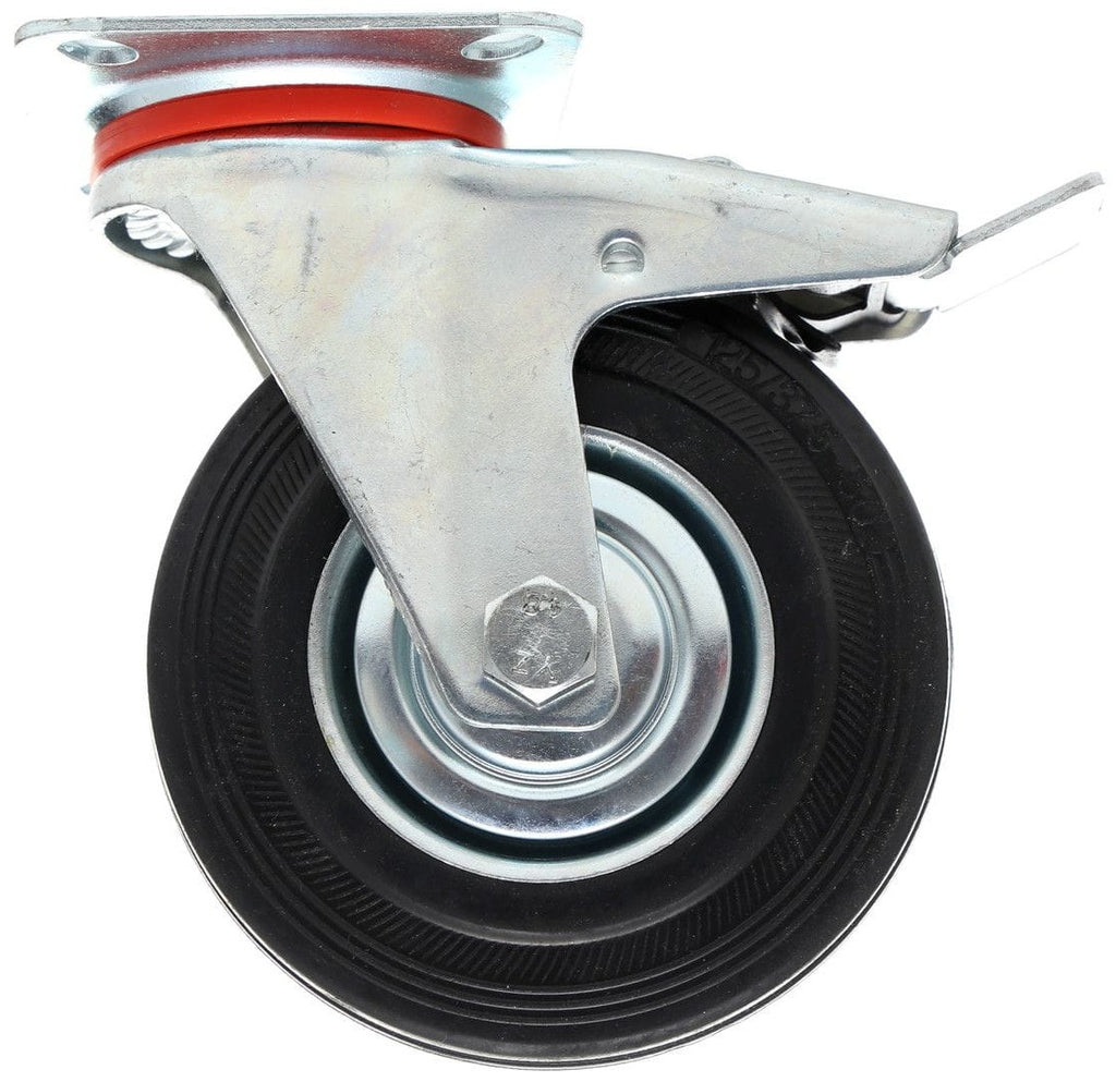 Wheel with brake 125mm KD467