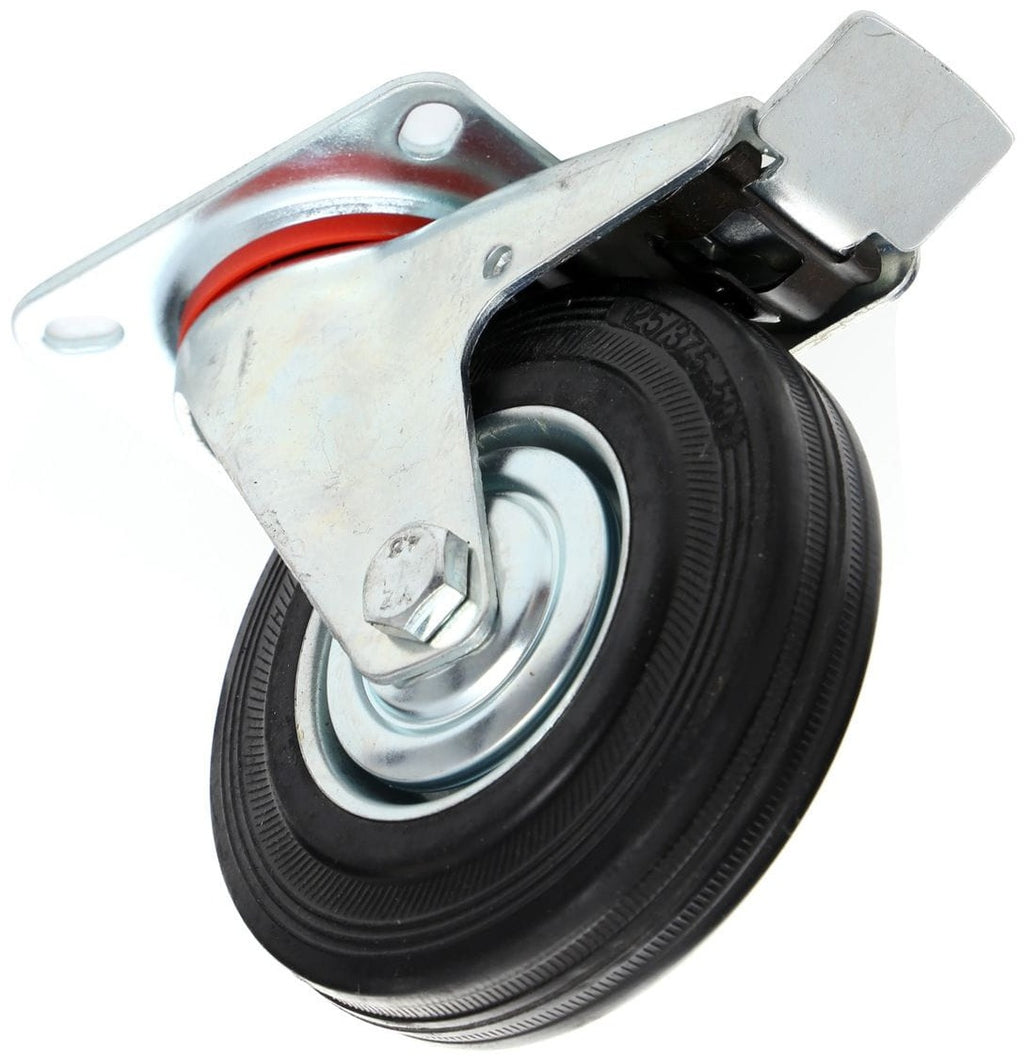 Wheel with brake 125mm KD467
