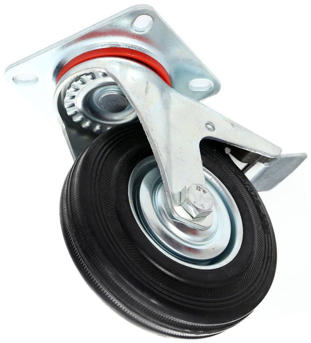 Wheel with brake 125mm KD467