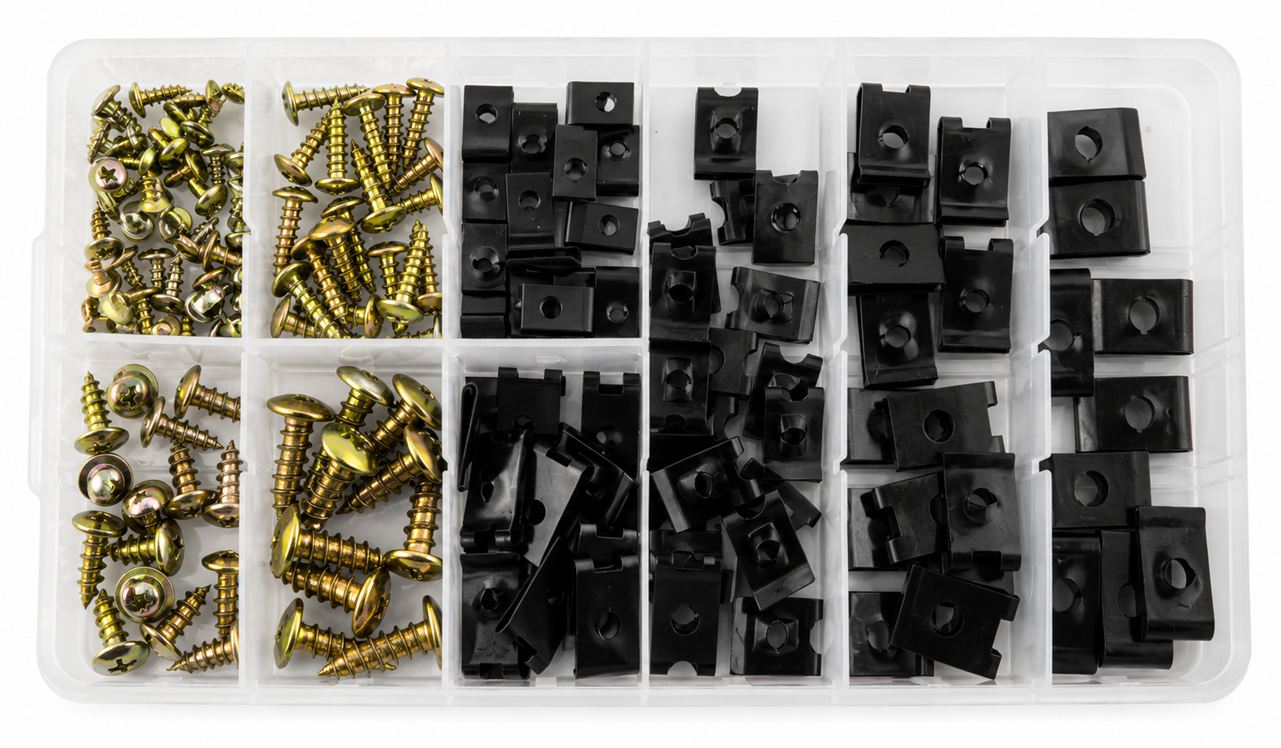 Set of screws and washers for bodywork 170 pcs. KD10867