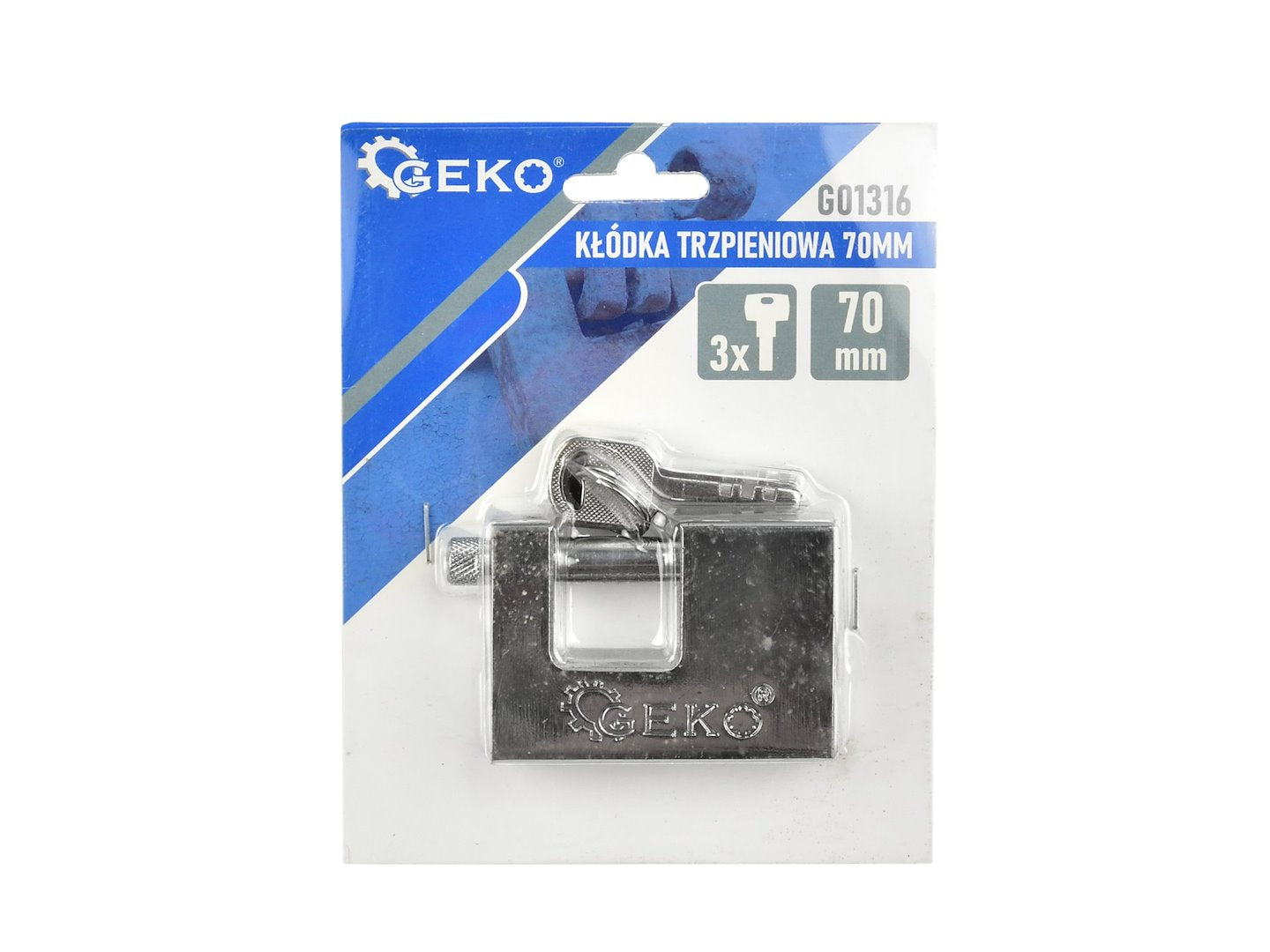 Pin padlock 70 mm