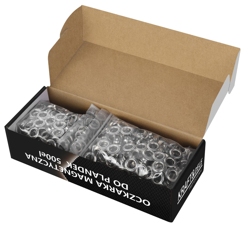 Magnetic grommet tool for tarpaulins 500 pcs. KD12695