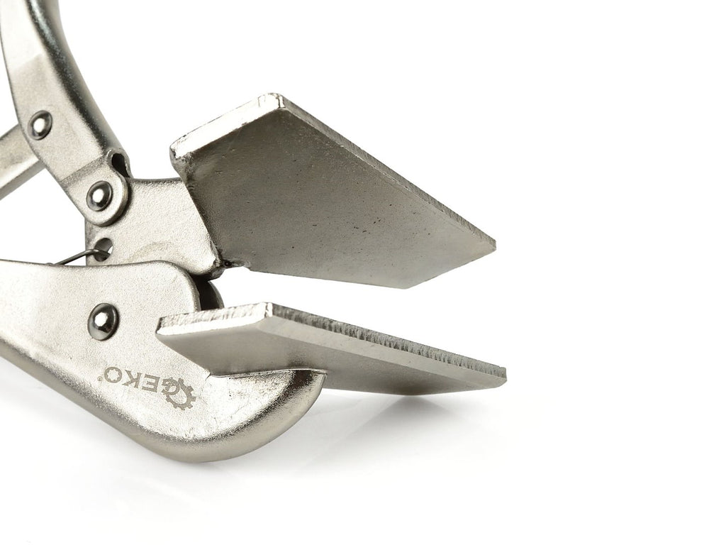 Welding clamp pliers, 250 mm, flat type