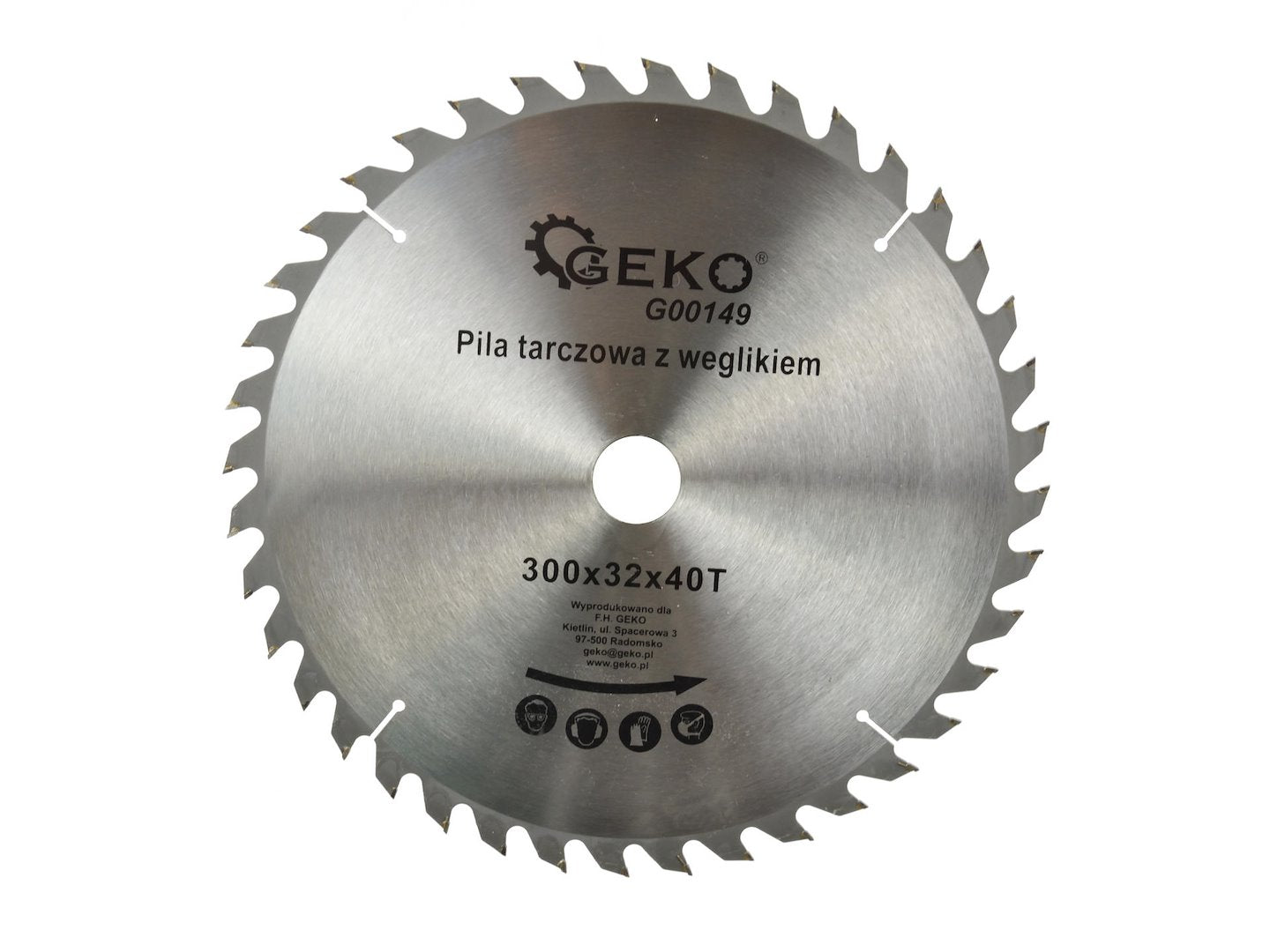 GEKO TCT Circular Saw Blade for Wood 300x32x40T