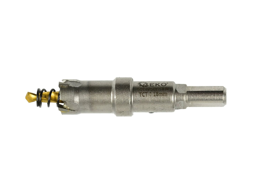 Tungsten carbide Widia hole saw - 18 mm with titanium drill