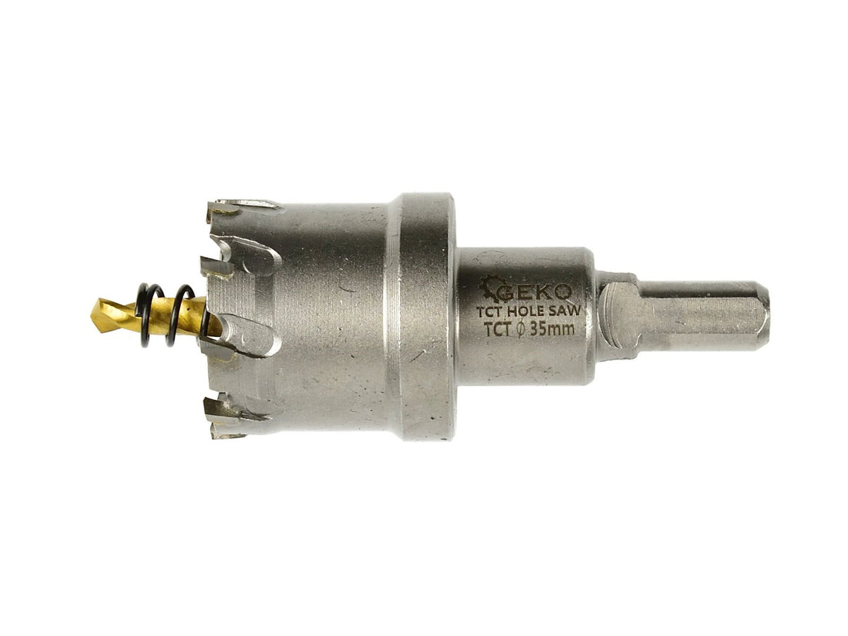 Tungsten carbide Widia hole saw - 35 mm with titanium drill