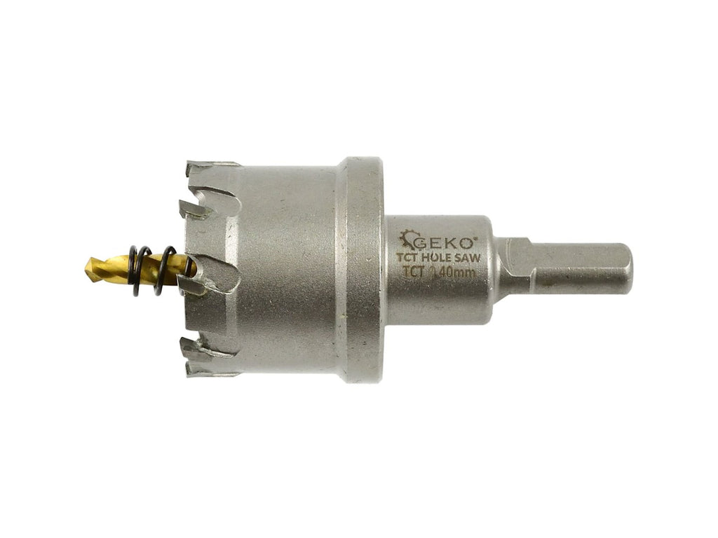 Tungsten carbide Widia hole saw - 40 mm with titanium drill