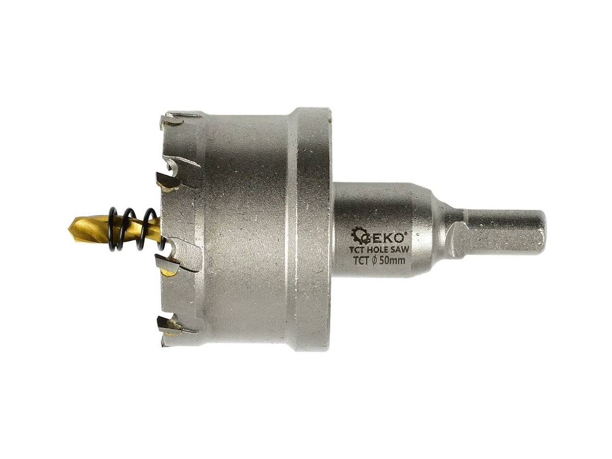 Tungsten carbide (widia) hole saw - 50 mm with titanium drill