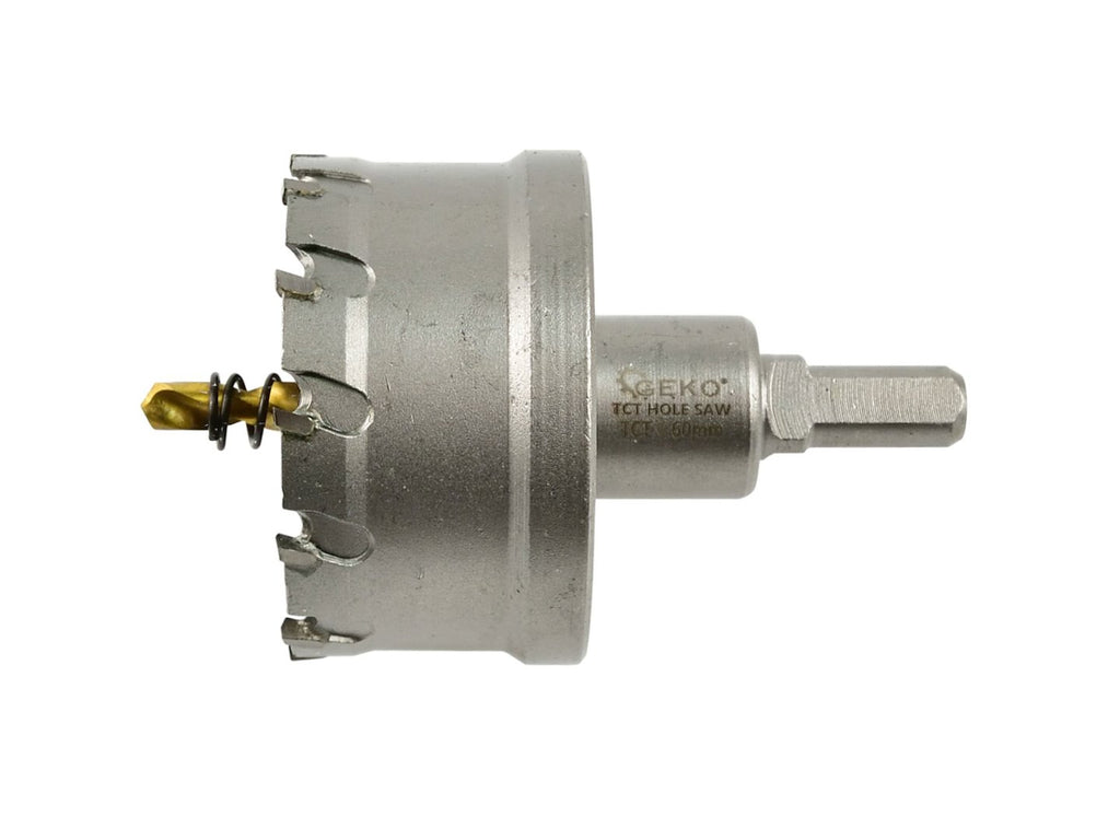 Tungsten carbide widia hole saw - 60 mm with titanium drill