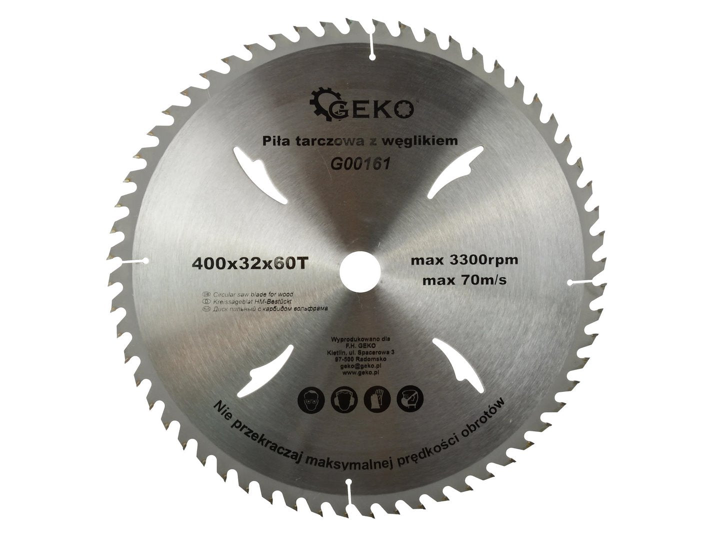 TCT Circular Saw Blade for Wood 400 mm x 32 mm, 60T