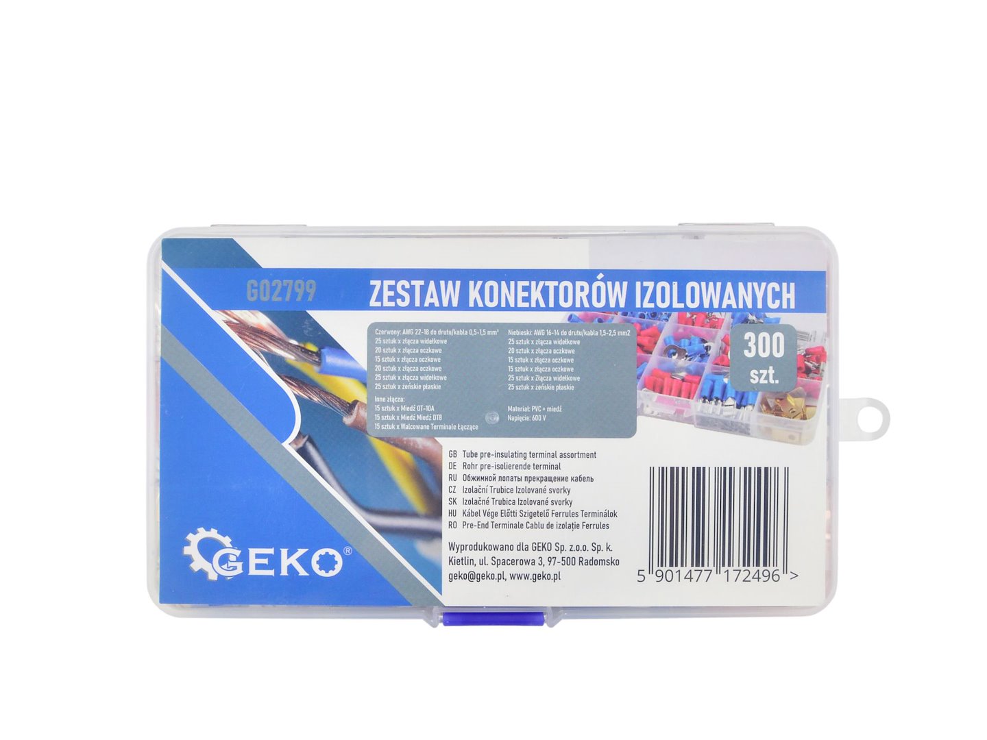 Set of insulated connectors, 300 pcs