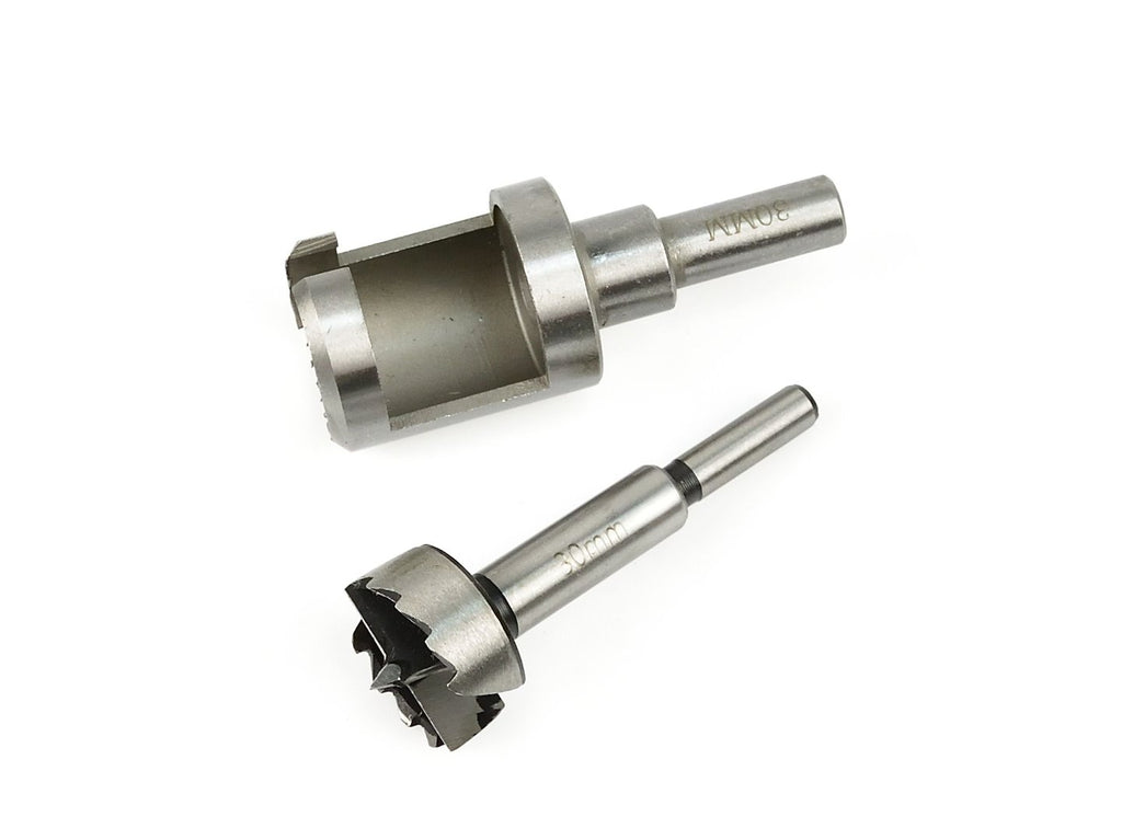Forstner drill bit and plug cutter set 30 mm