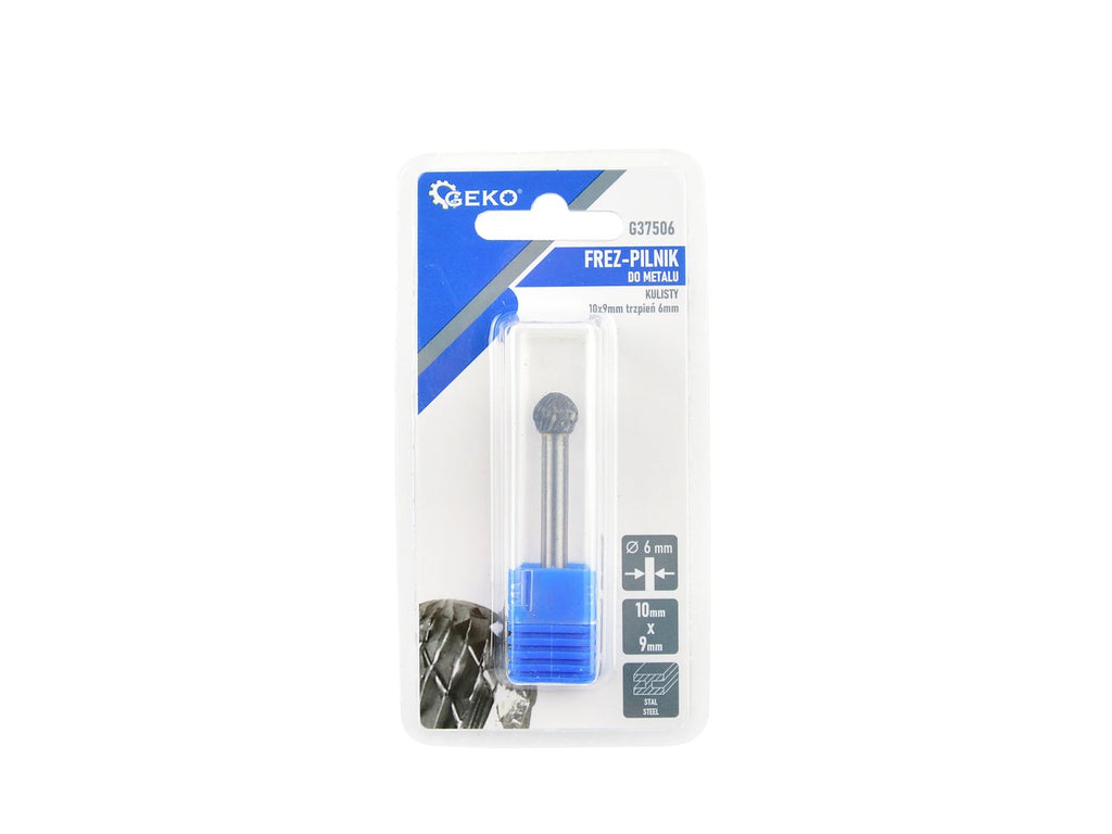Spherical end milling cutter 6 mm (tungsten carbide 10x9 mm)