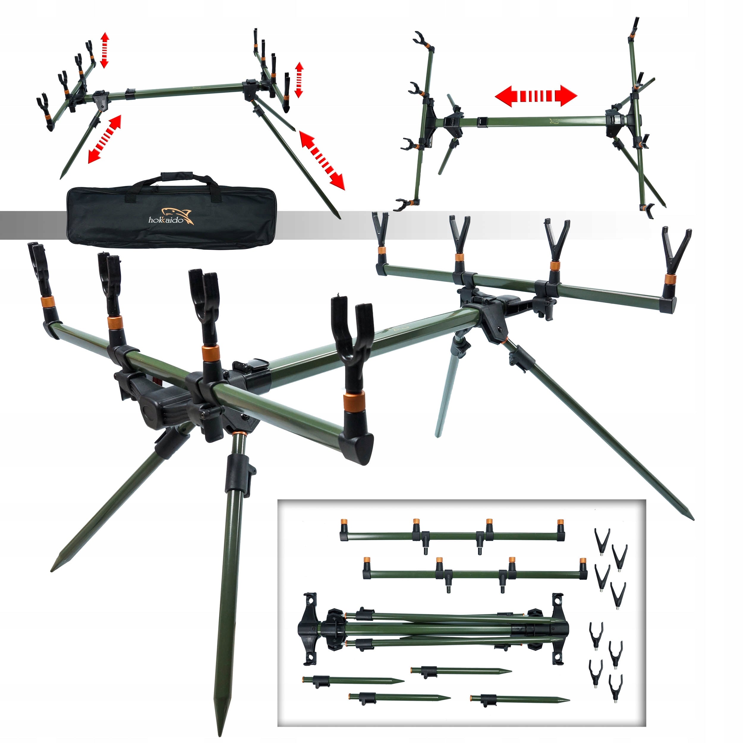 Hokkaido Rod Pod statiiv 4 ridvale 26022