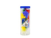 Set of colored self-locking cable ties - 600 pcs