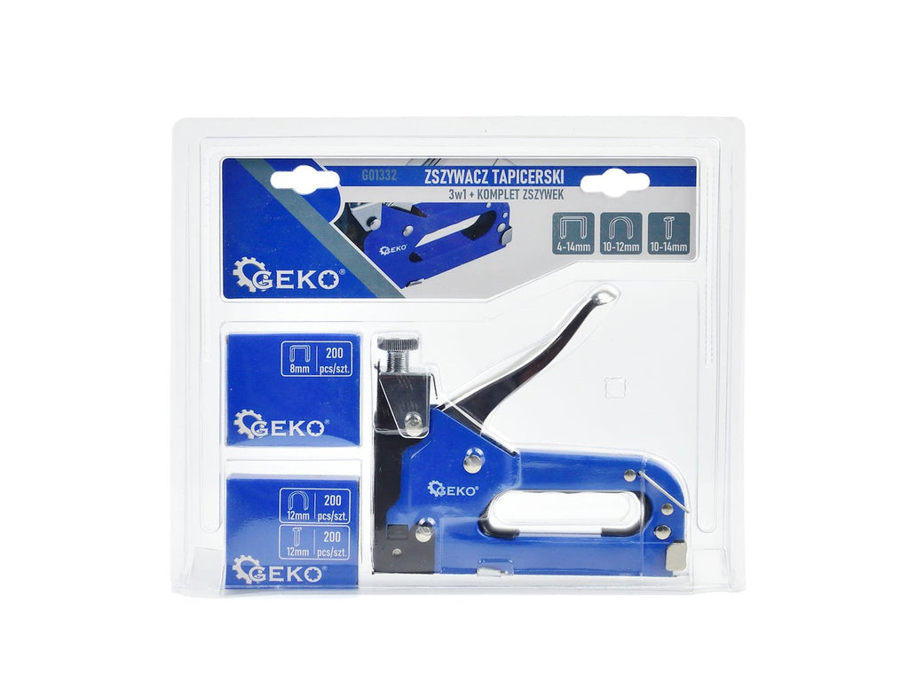 3-in-1 stapler + staples set, 600 pcs