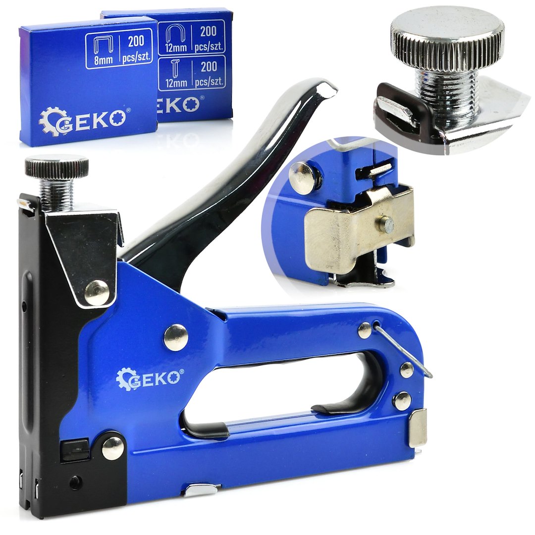 3-in-1 stapler + staples set, 600 pcs