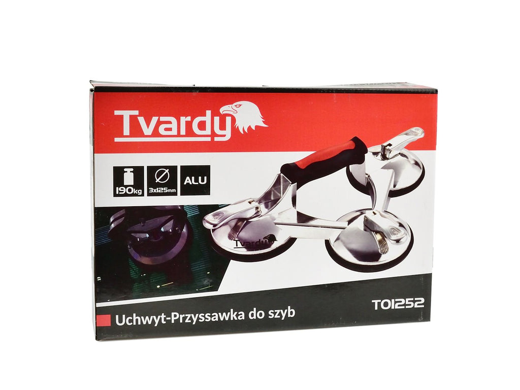 Suction cup 3 x 125 mm 190 kg (aluminium)