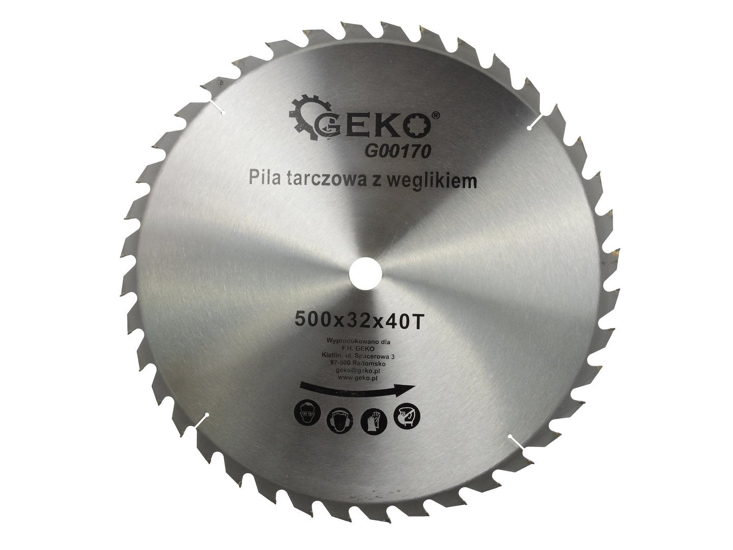 TCT Circular Saw Blade for Wood 500 mm x 32 mm, 40T