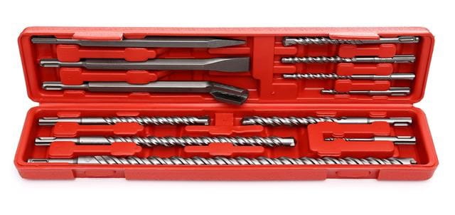 Set of 9 S4 drill bits + 3 SDS+ chisels KD10206