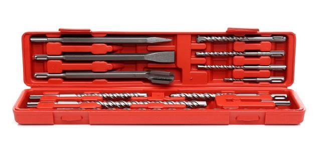 Set of 9 S4 drill bits + 3 SDS+ chisels KD10206