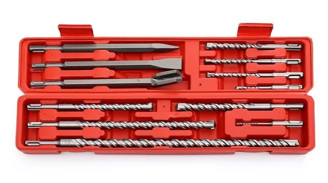 Set of 9 S4 drill bits + 3 SDS+ chisels KD10206