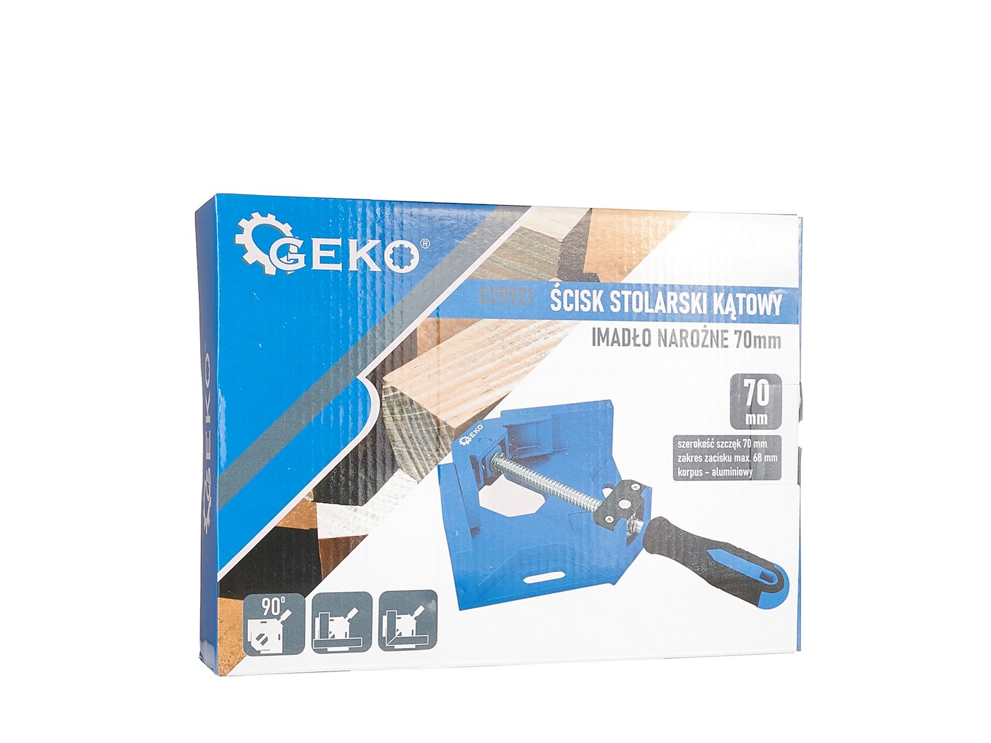 Angled Carpentry Clamp - Corner Vice 70 mm