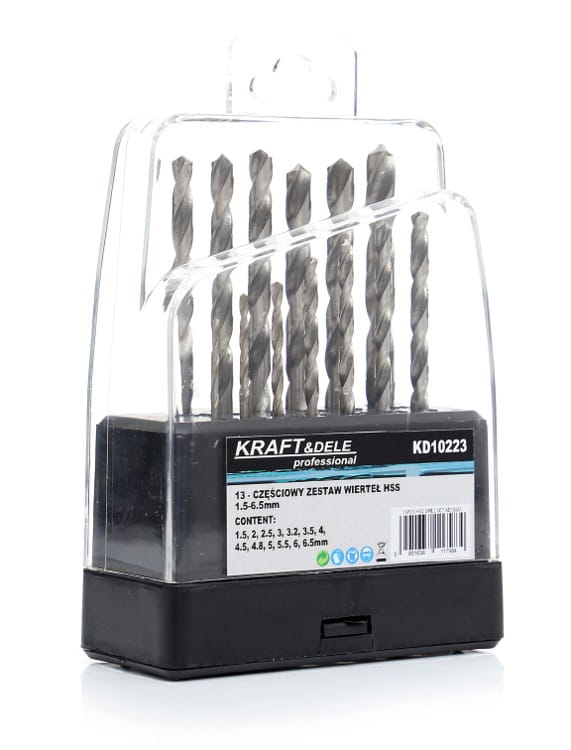 Drill bits for metal and wood 13 pcs. KD10223