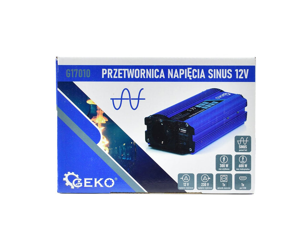 Pure Sine Wave Voltage Converter 12V/230V 300/600W