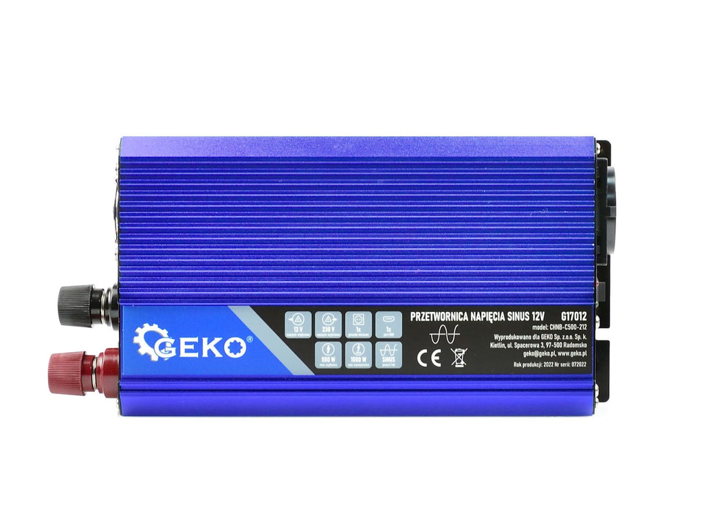 Pure Sine Wave Voltage Converter 12V/230V 500/1000W