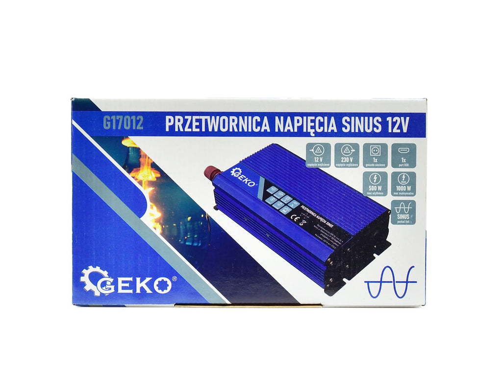 Pure Sine Wave Voltage Converter 12V/230V 500/1000W