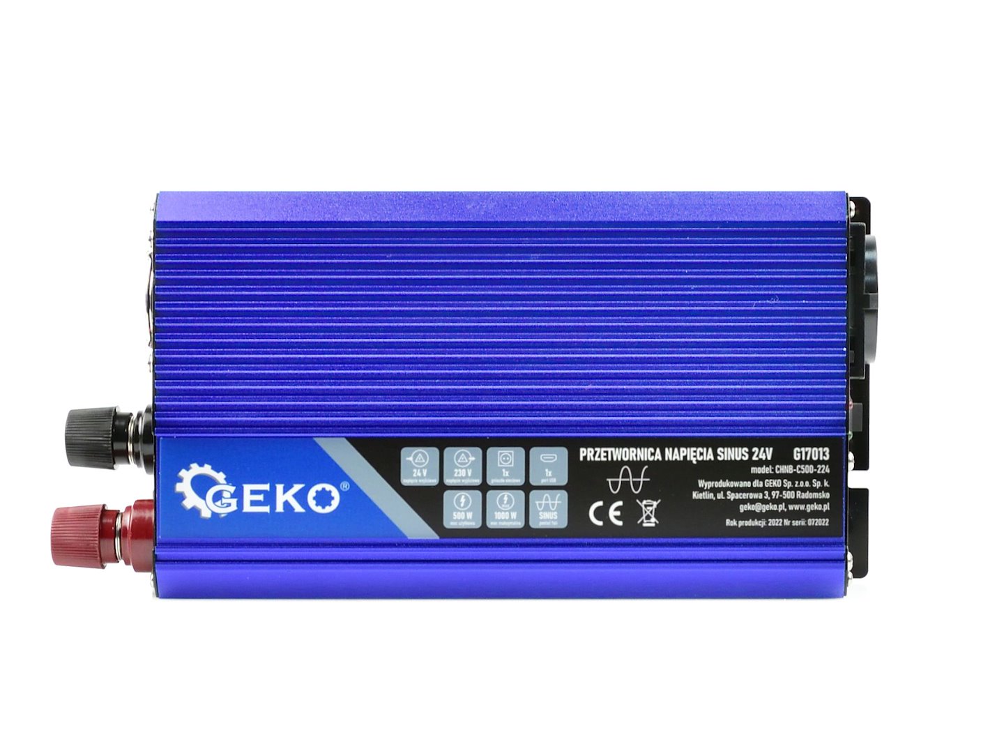 Pure Sine Wave Voltage Converter 24V/230V 500/1000W