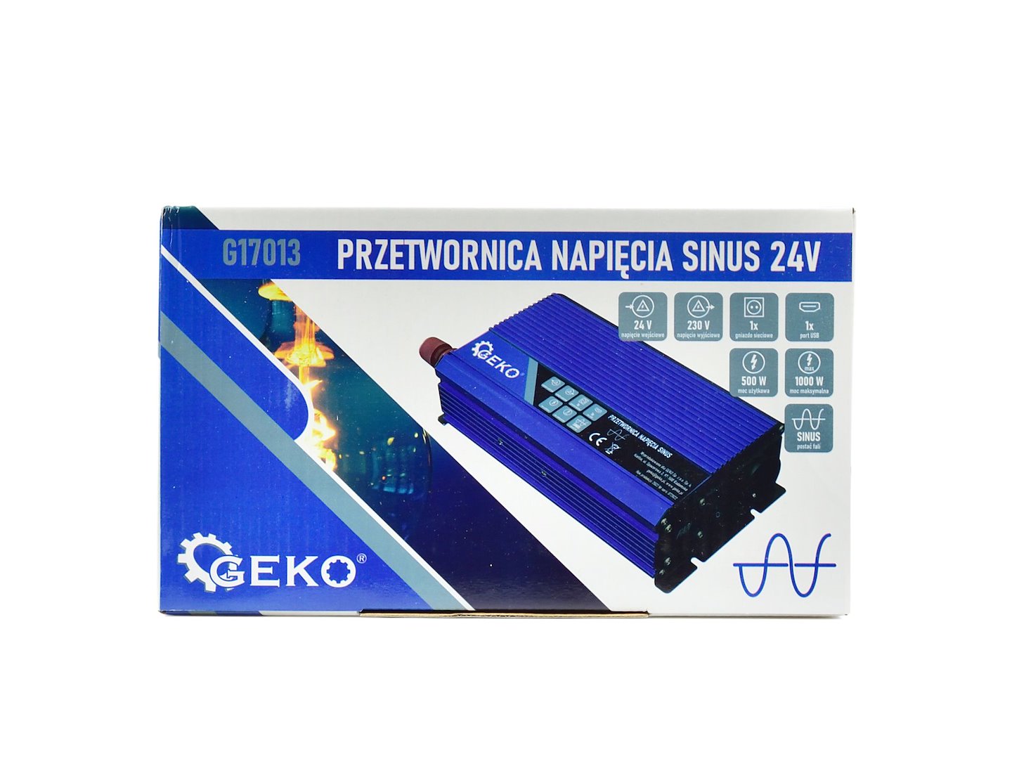 Pure Sine Wave Voltage Converter 24V/230V 500/1000W