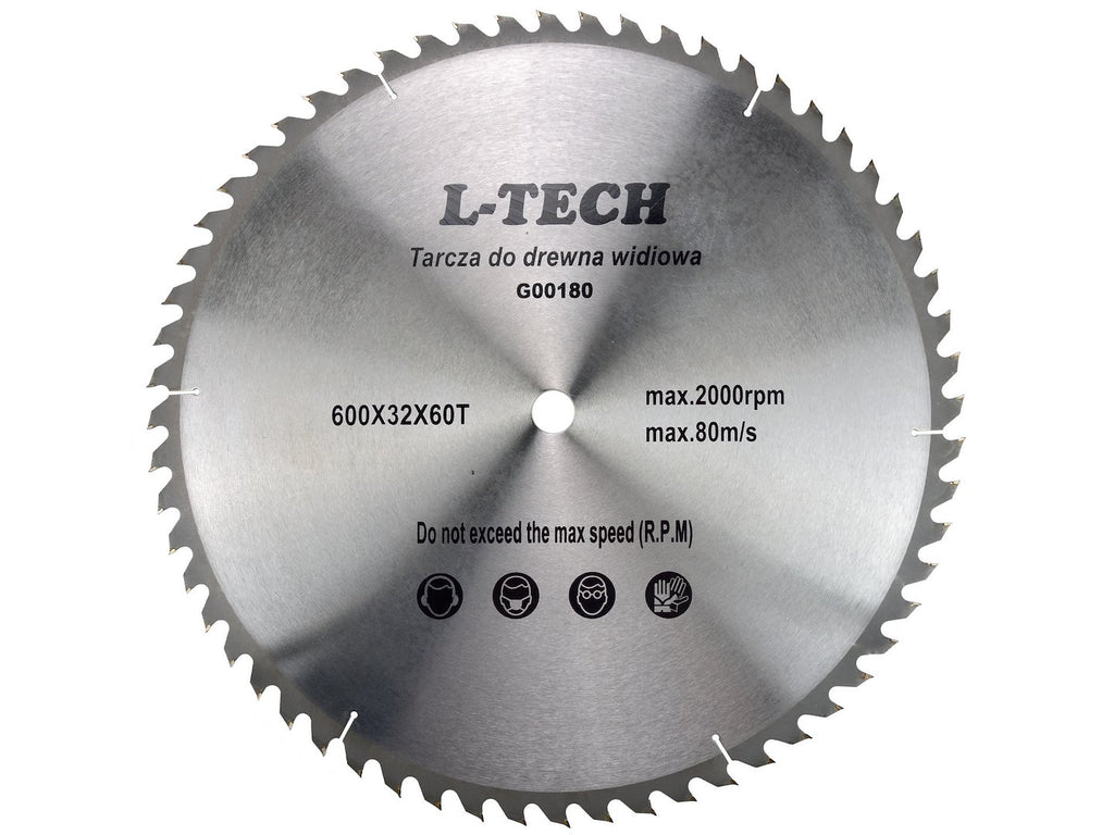 TCT Circular Saw Blade for Wood 600 x 32 x 60T