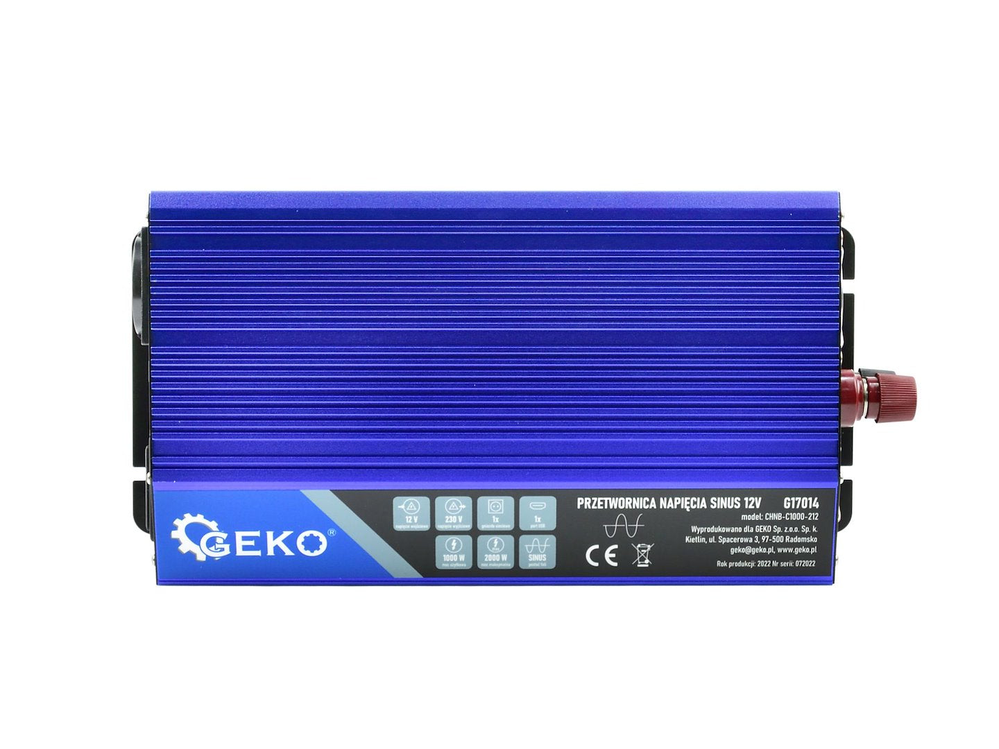 Pure Sine Wave Voltage Converter 12V/230V 1000/2000W