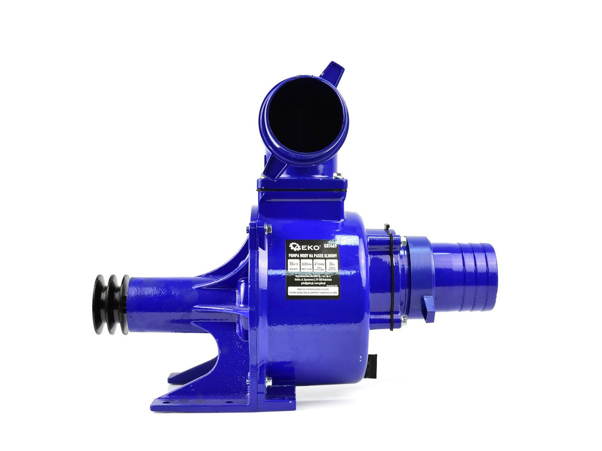 4" Water Pump Driven by a V-belt