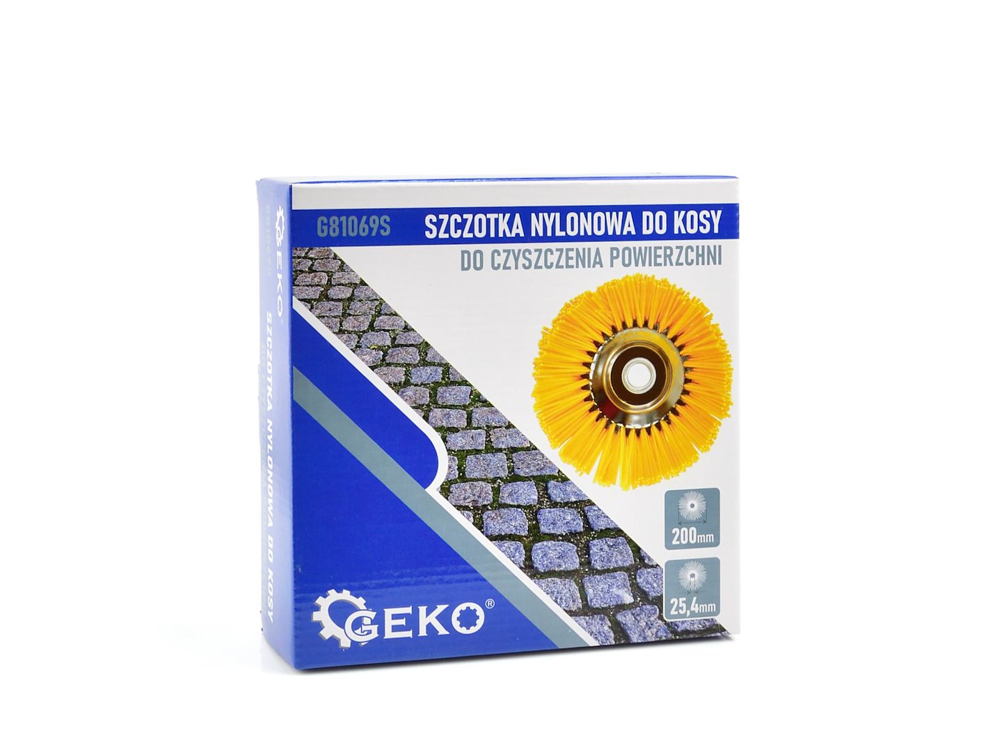 Nylon brush for brushcutter 200 x 25.4 mm