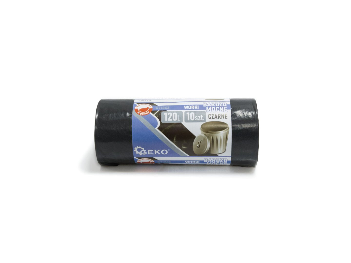 Heavy-duty rubble bags 120L (10 pcs) - black